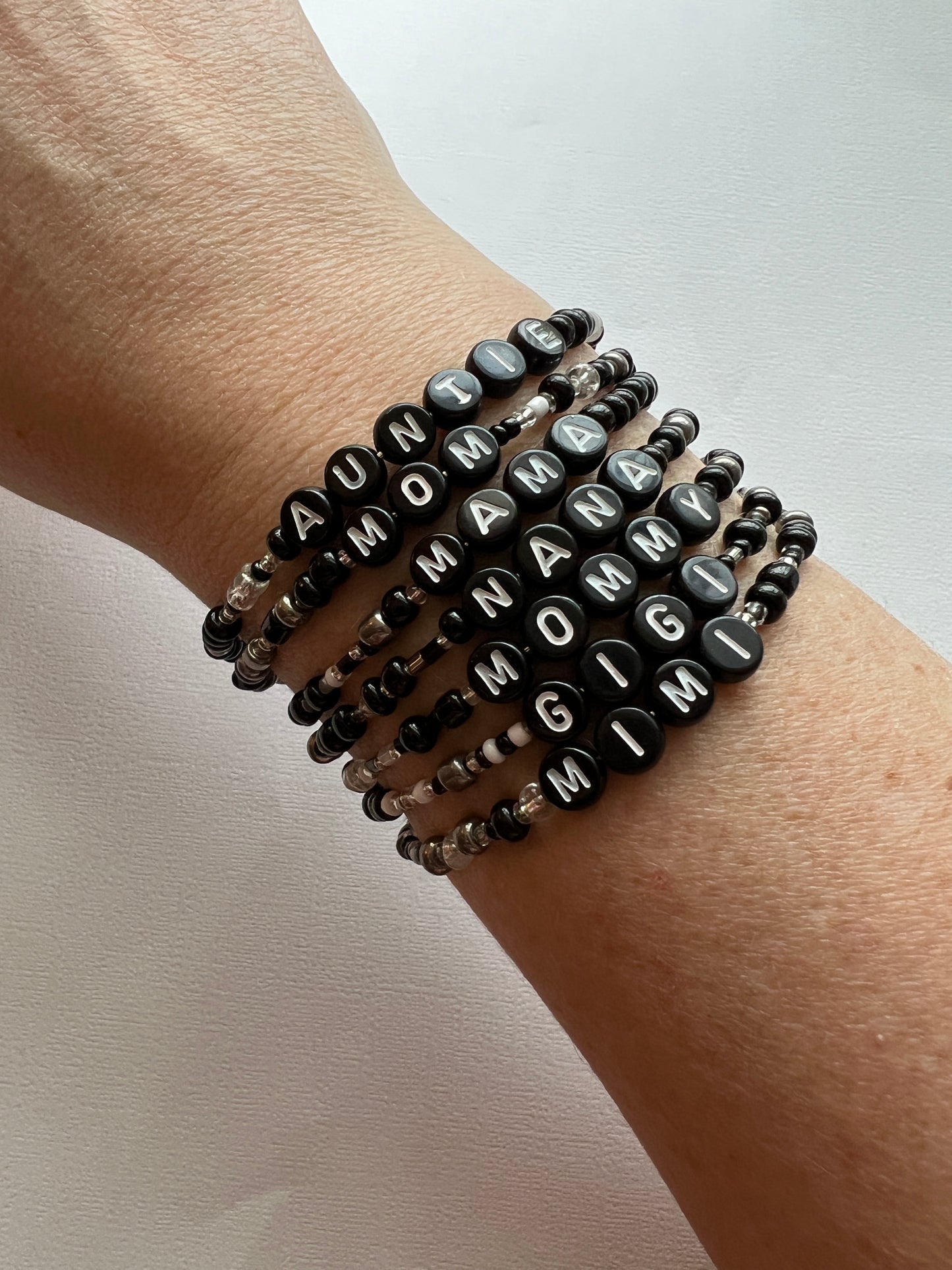 Personalized Memory Wire Bracelet