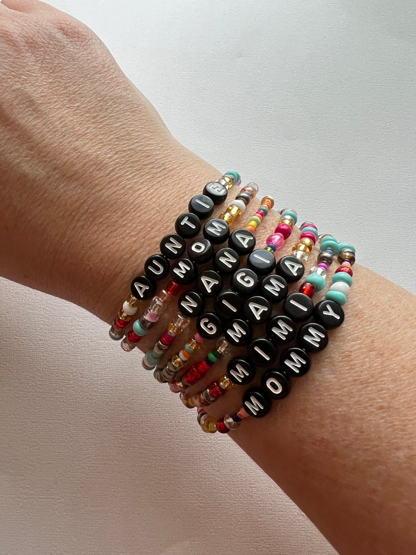 Personalized Memory Wire Bracelet