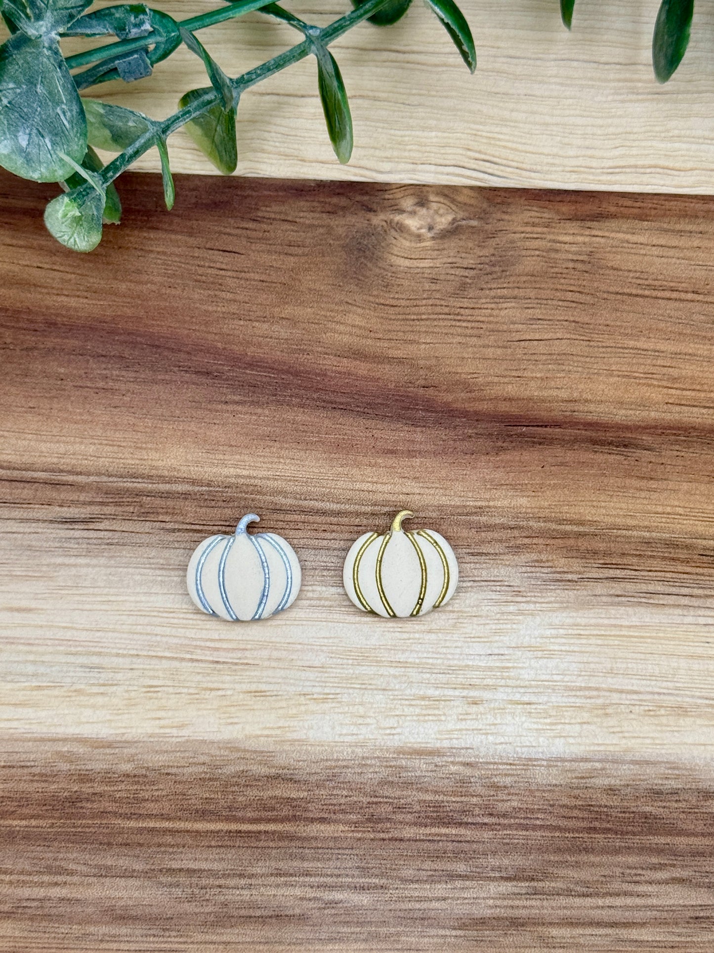 Pumpkin Stud Earrings