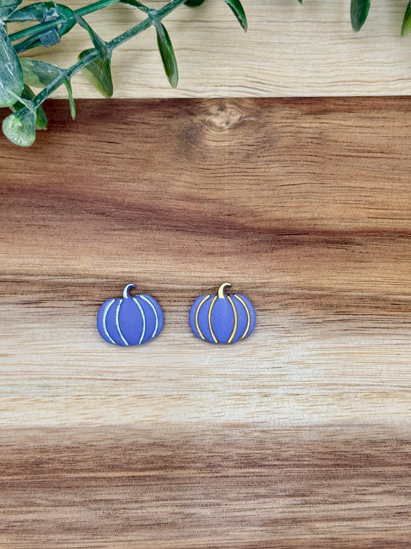 Pumpkin Stud Earrings