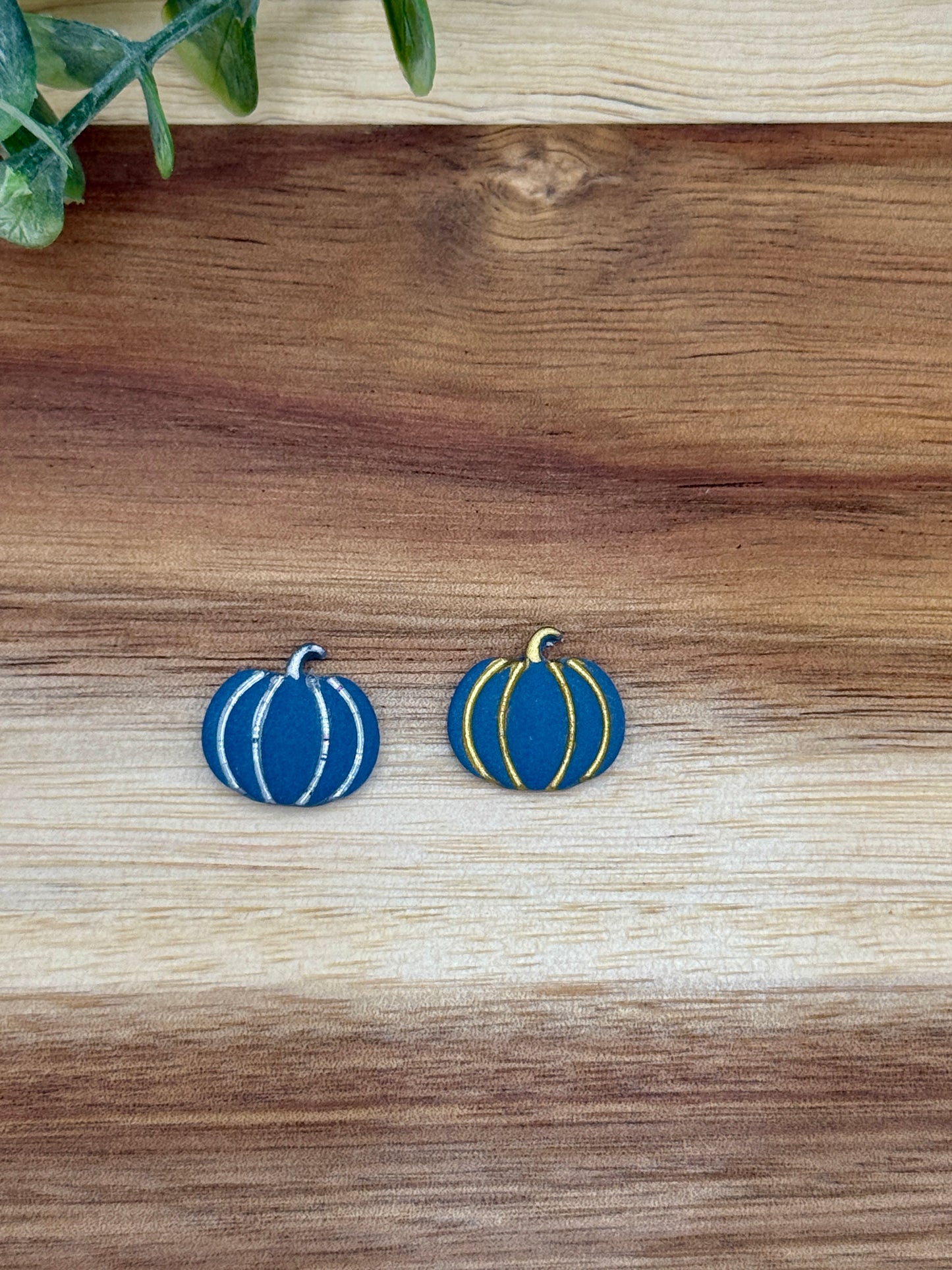 Pumpkin Stud Earrings