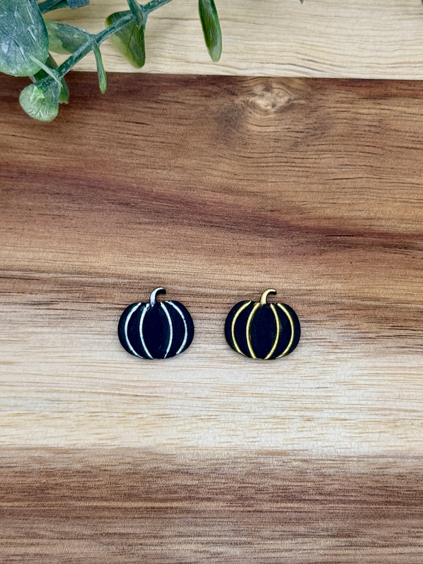 Pumpkin Stud Earrings