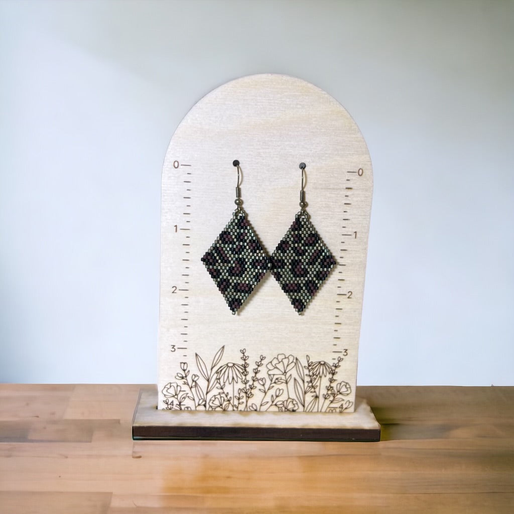 Leopard Print Earrings