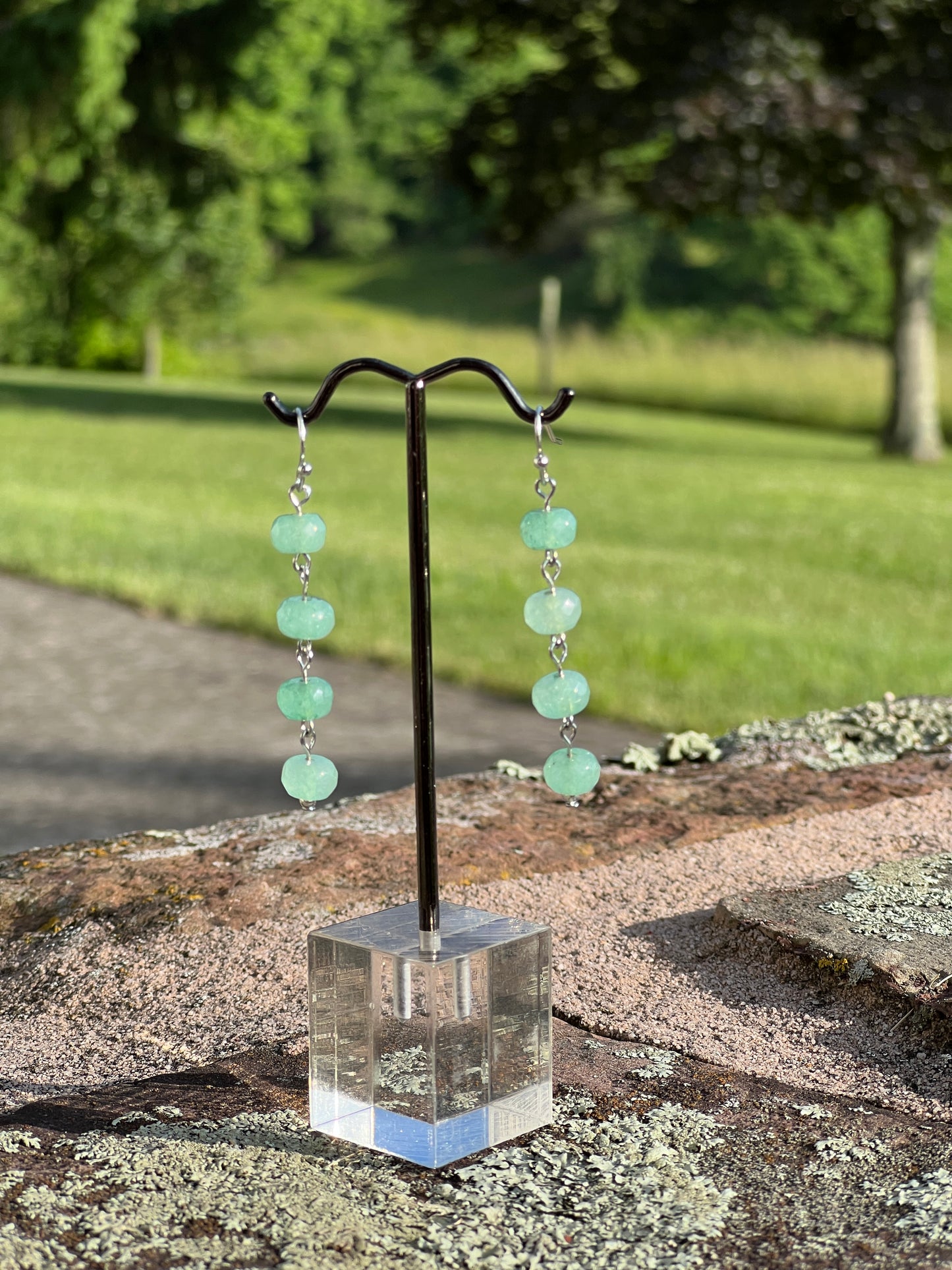 Jade Dangle Earrings