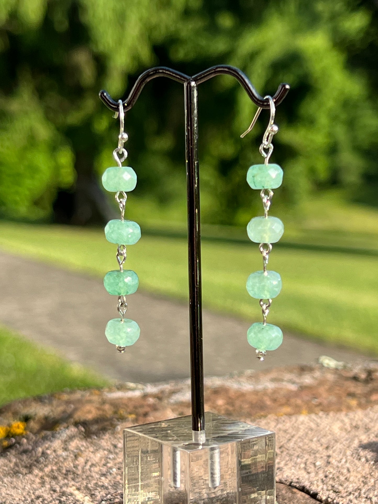 Jade Dangle Earrings